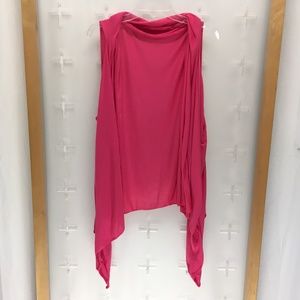 Women’s Sleeveless Spandex Shrug Pink One-Size